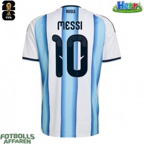 Argentina Lionel Messi #10 Hemmatröja VM 2026 Kortärmad